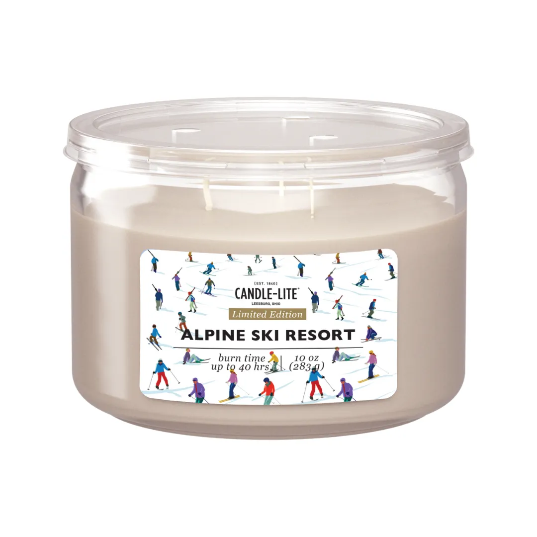 Alpine Ski Resort 3-wick 10oz Jar Candle