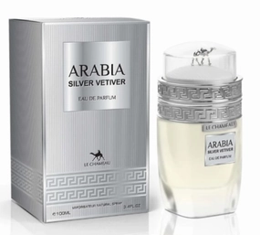 Arabia Silver Vetiver 3.4 oz EDP for men