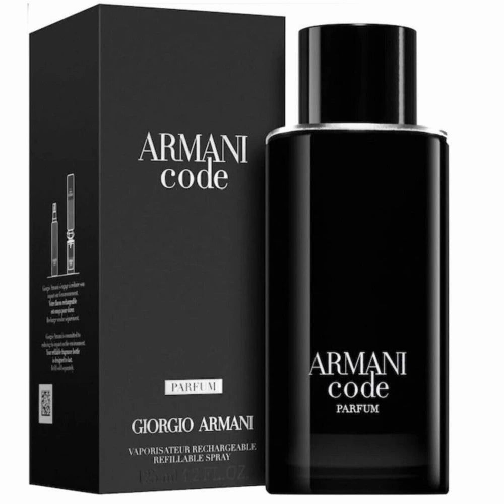 Armani Code 4.2 oz Refillable Parfum for men