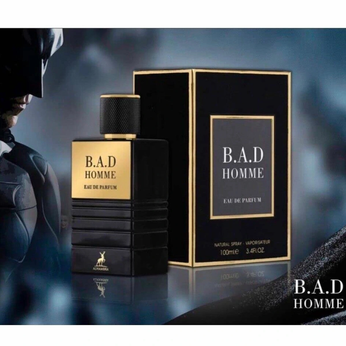 B.A.D. HOMME 3.4 oz EDP for men