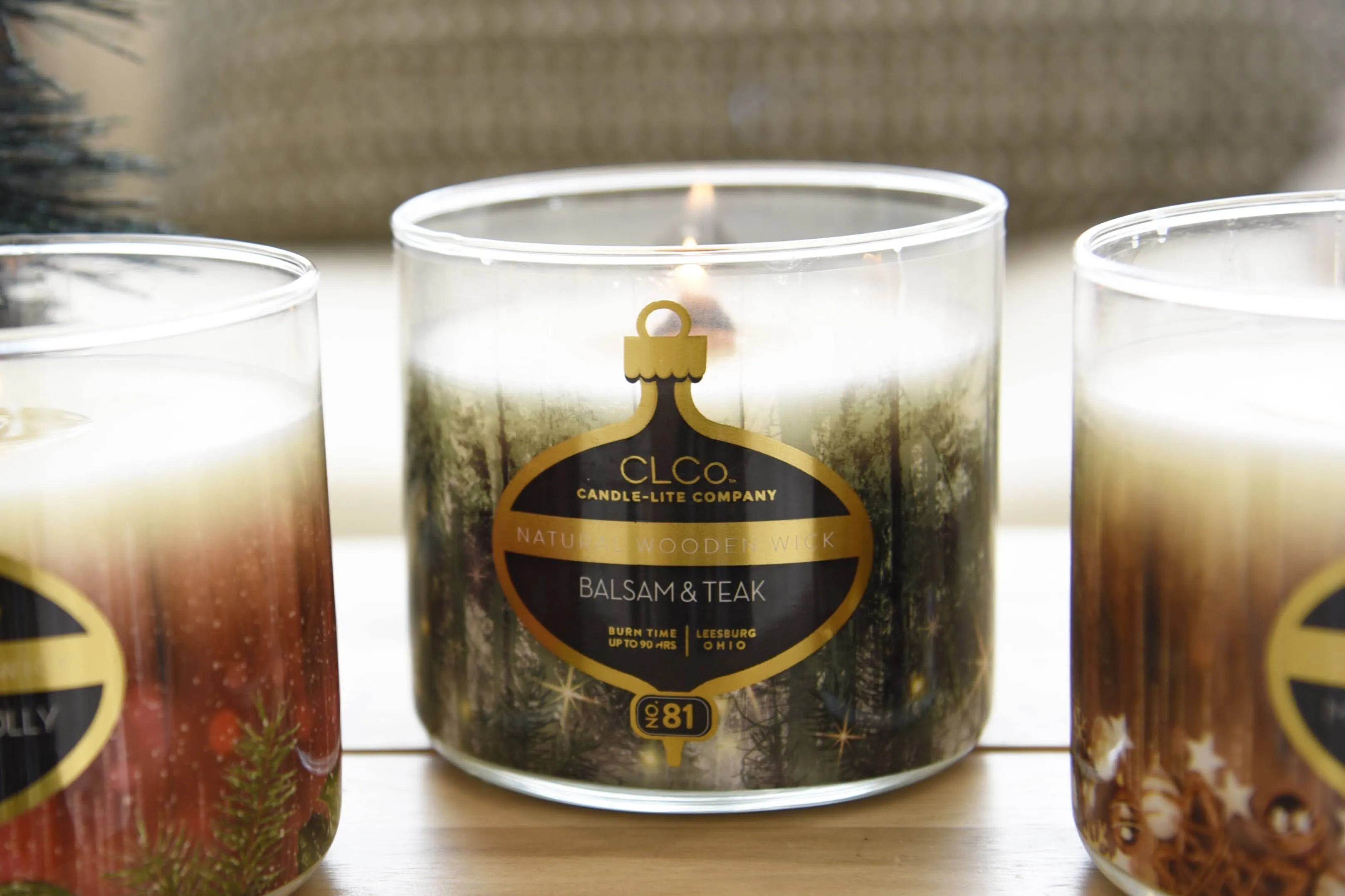 Balsam & Teak Wooden-Wick 14oz Jar Candle