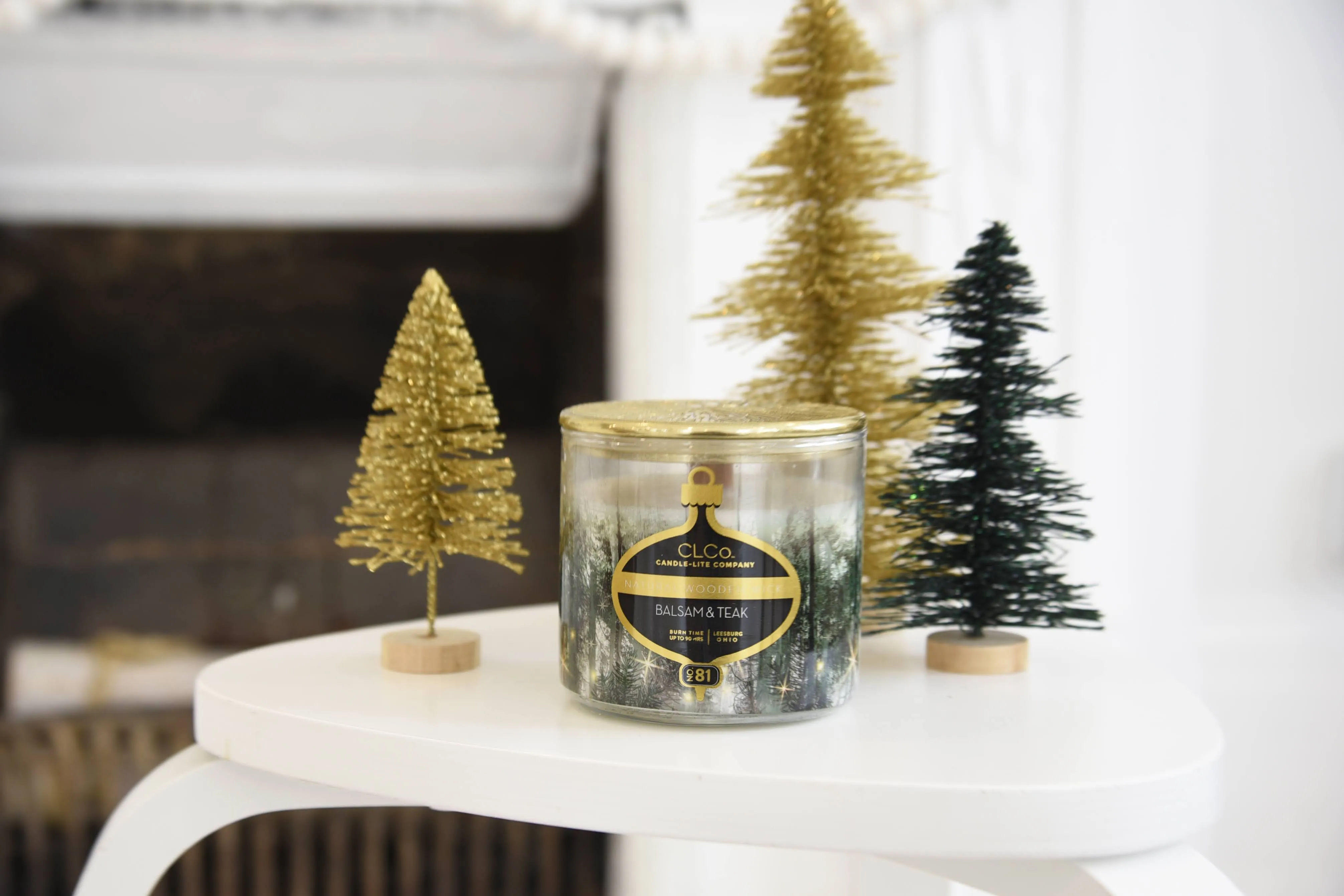 Balsam & Teak Wooden-Wick 14oz Jar Candle
