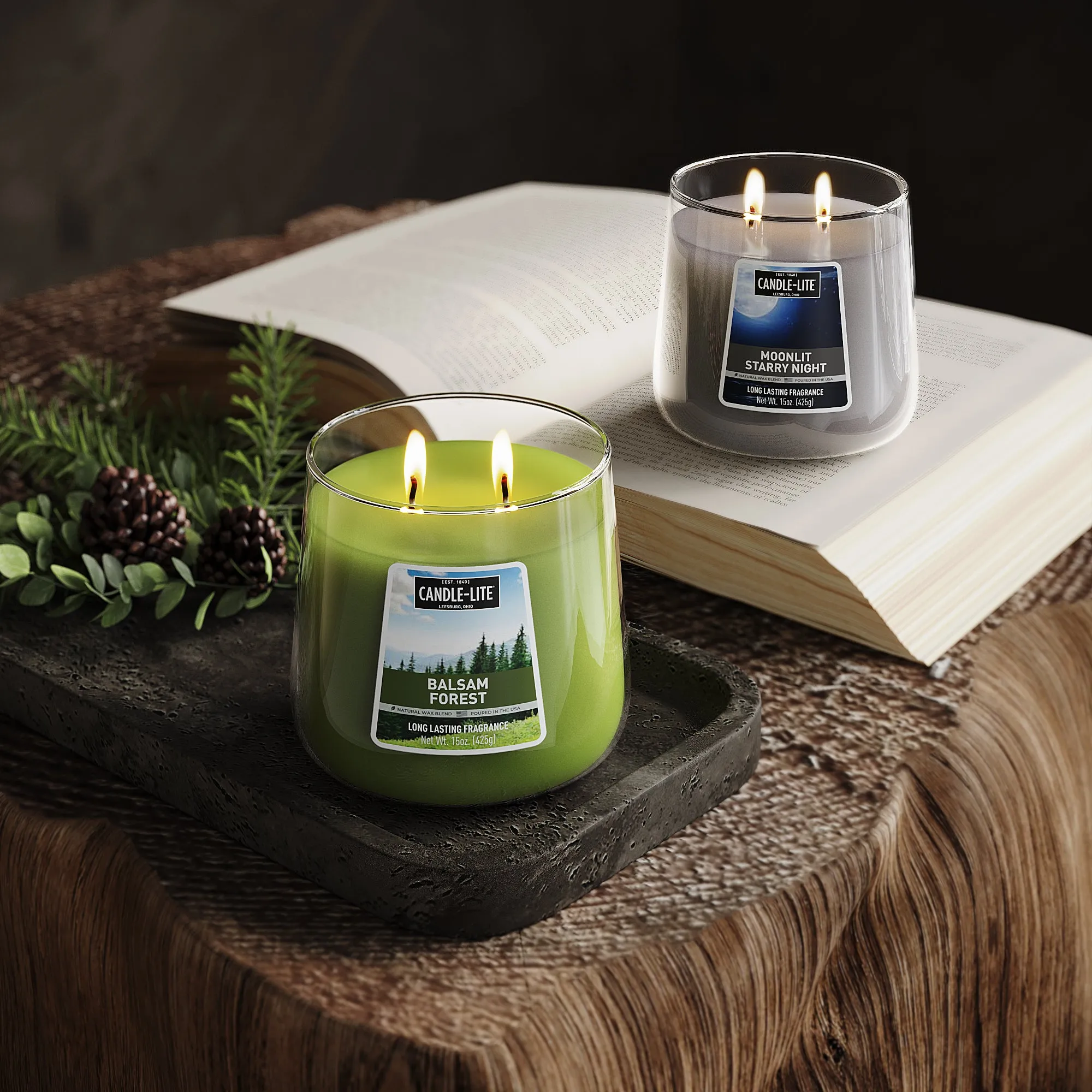 Balsam Forest 15oz 2-wick Jar Candle