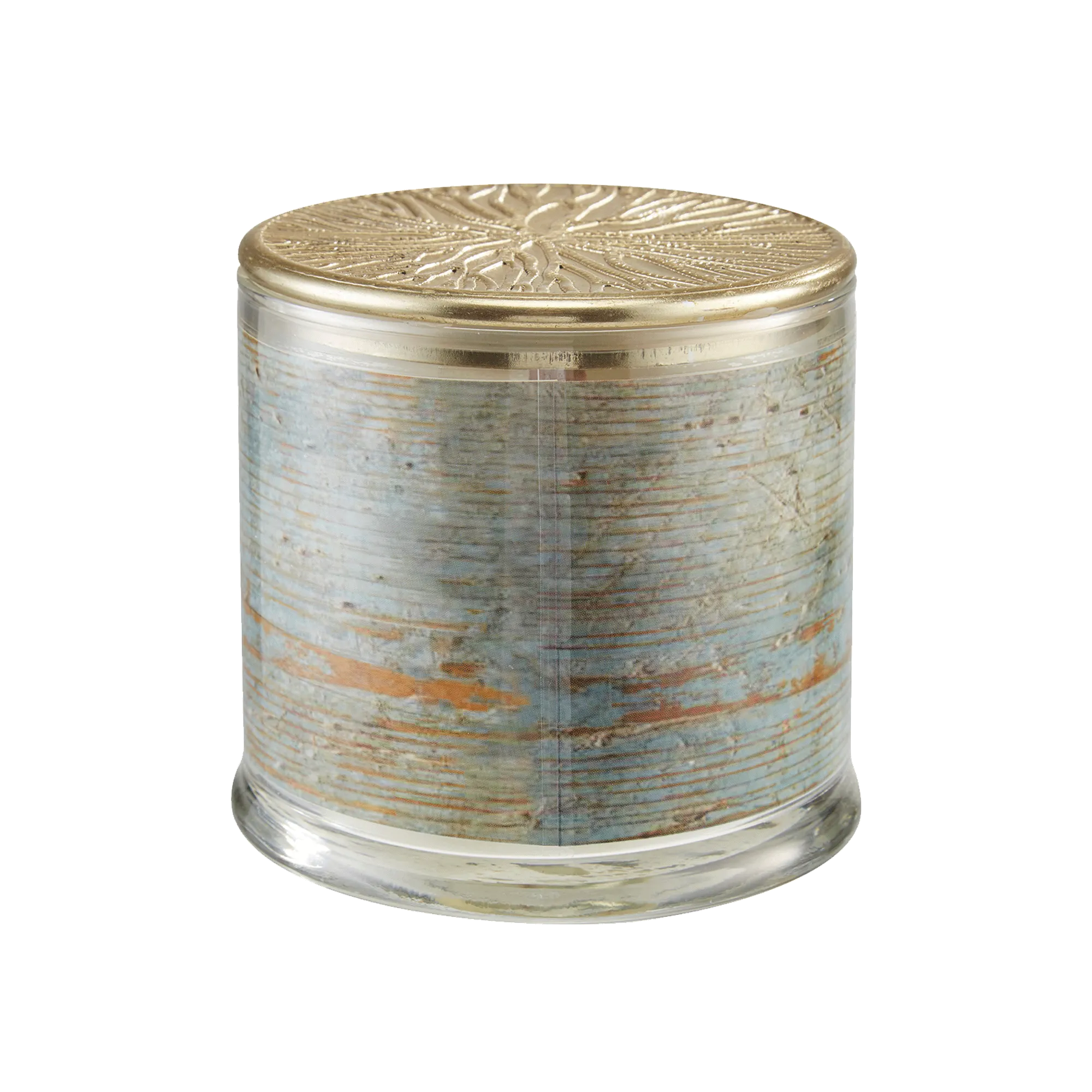 Bamboo Linen Wooden-Wick 14oz Jar Candle