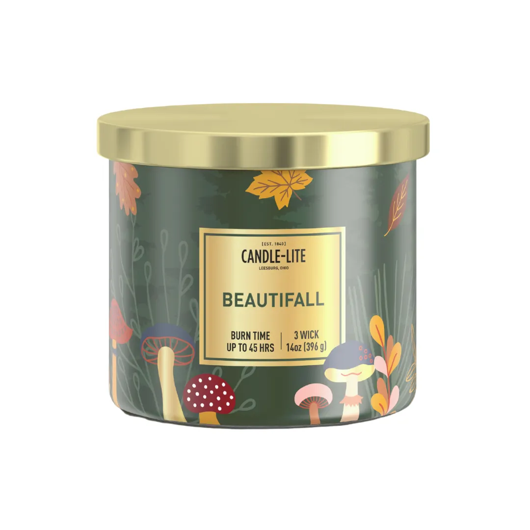 BeautiFALL 3-wick 14oz Jar Candle