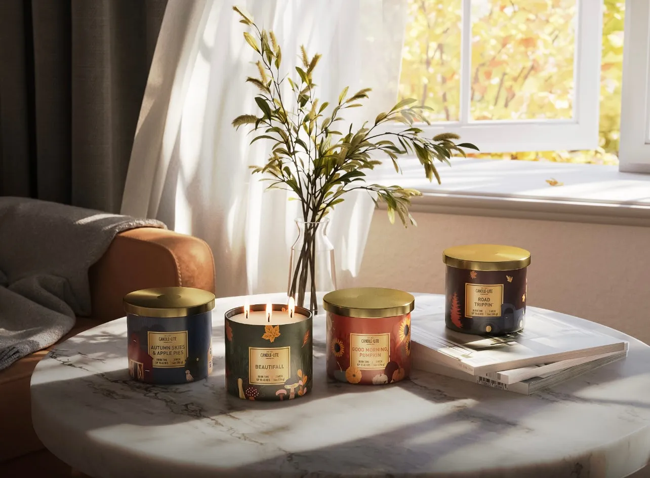 BeautiFALL 3-wick 14oz Jar Candle