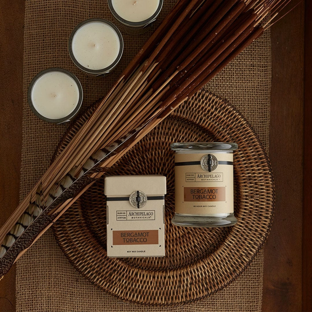 Bergamot Tobacco Jar Candle