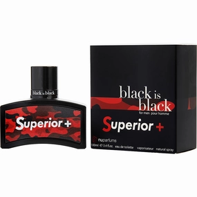 Black Is Black Superior   3.4 oz EDT for men