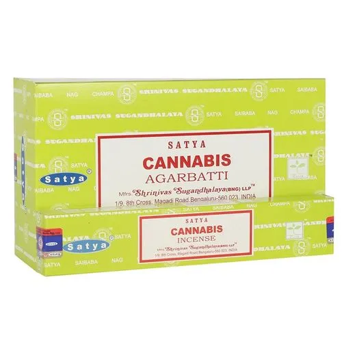 Cannabis Incense Sticks by Satya