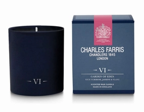 Charles Farris Home scents Candle-Glass-Garden of Eden