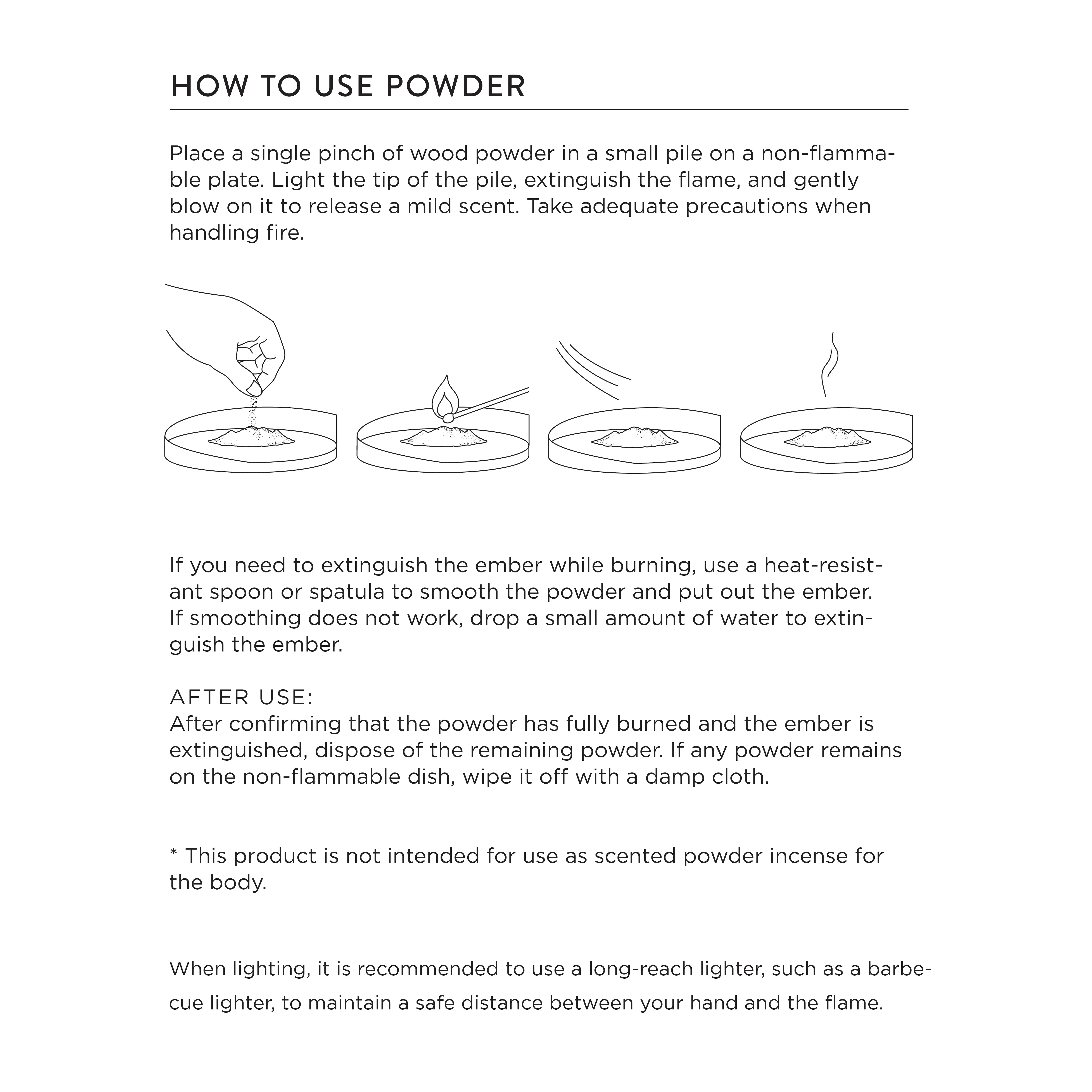 CHIE - Purification Incense Powder 30g