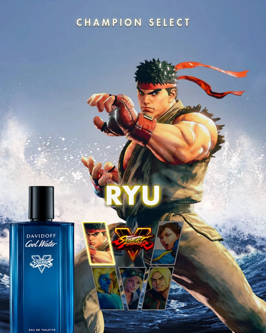 Cool Water Street Fighter Champion Edition 4.2 EDT for men