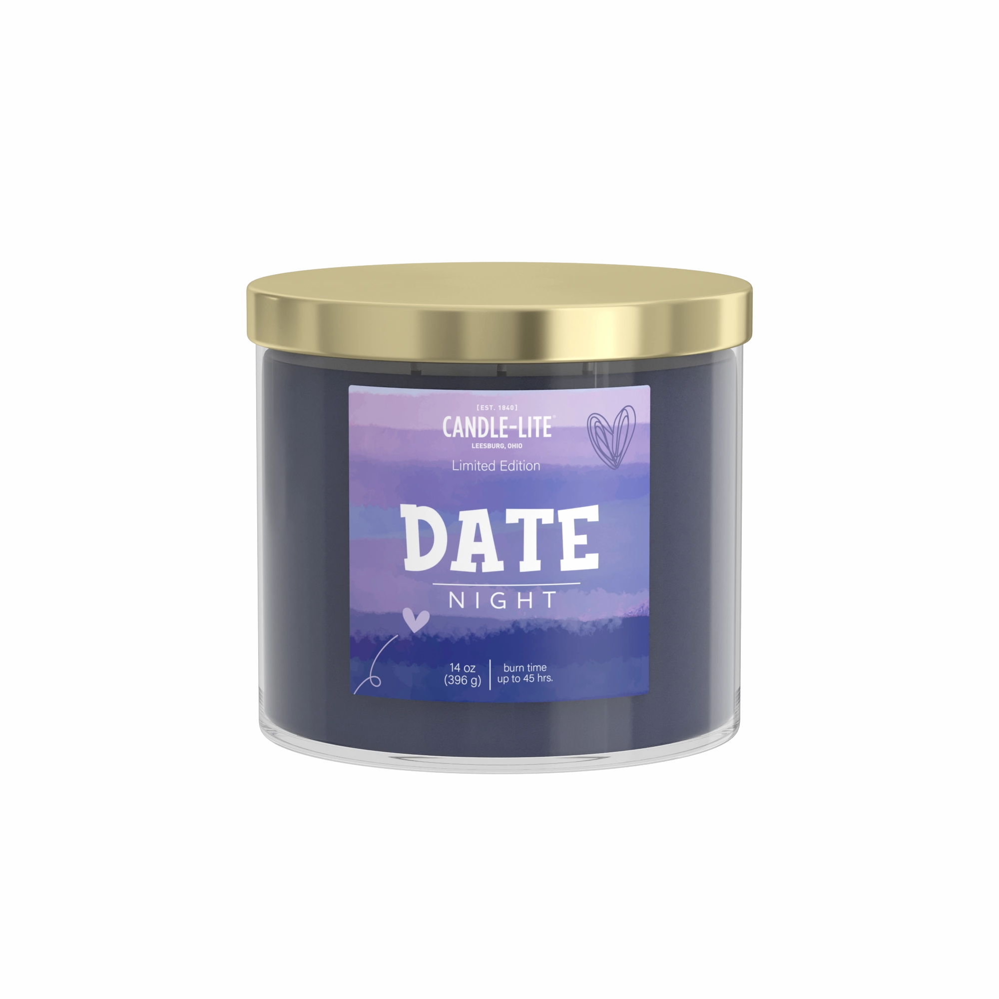 Date Night 3-wick 14oz Jar Candle