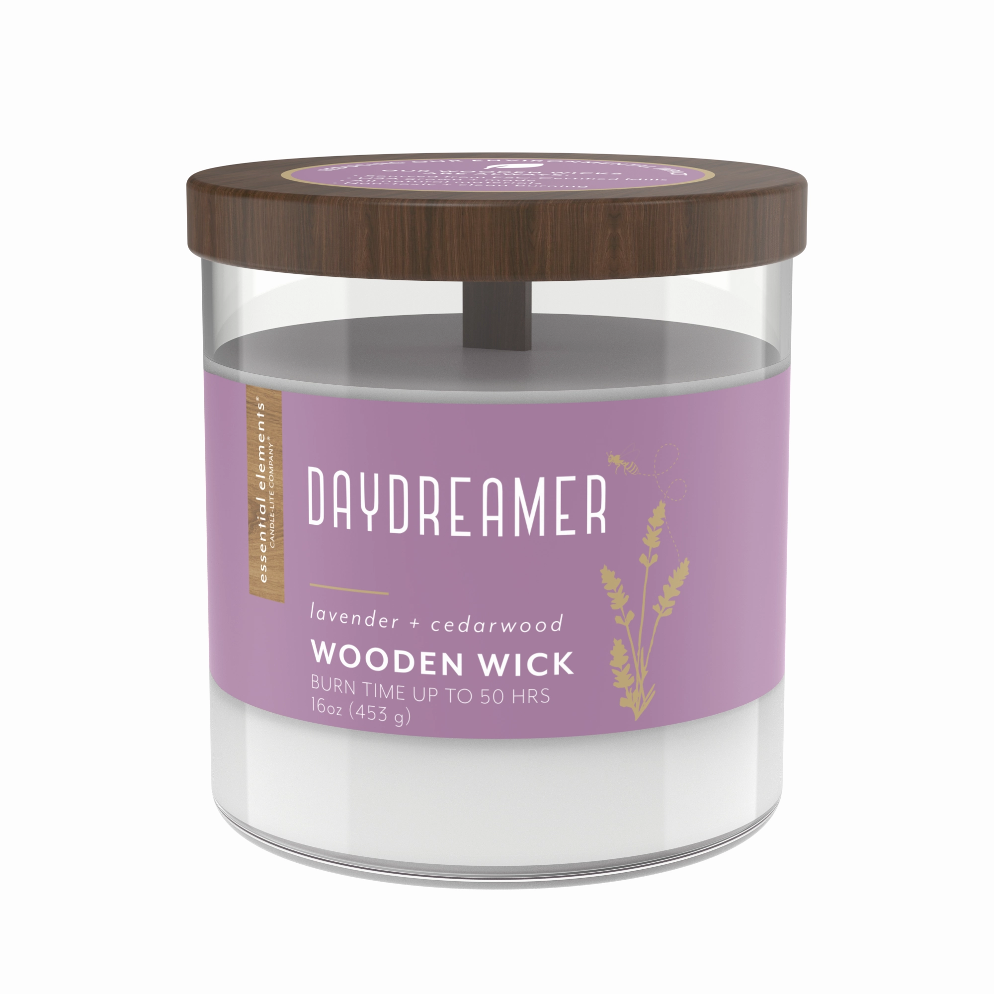 Daydreamer Wooden-Wick 16oz Jar Candle