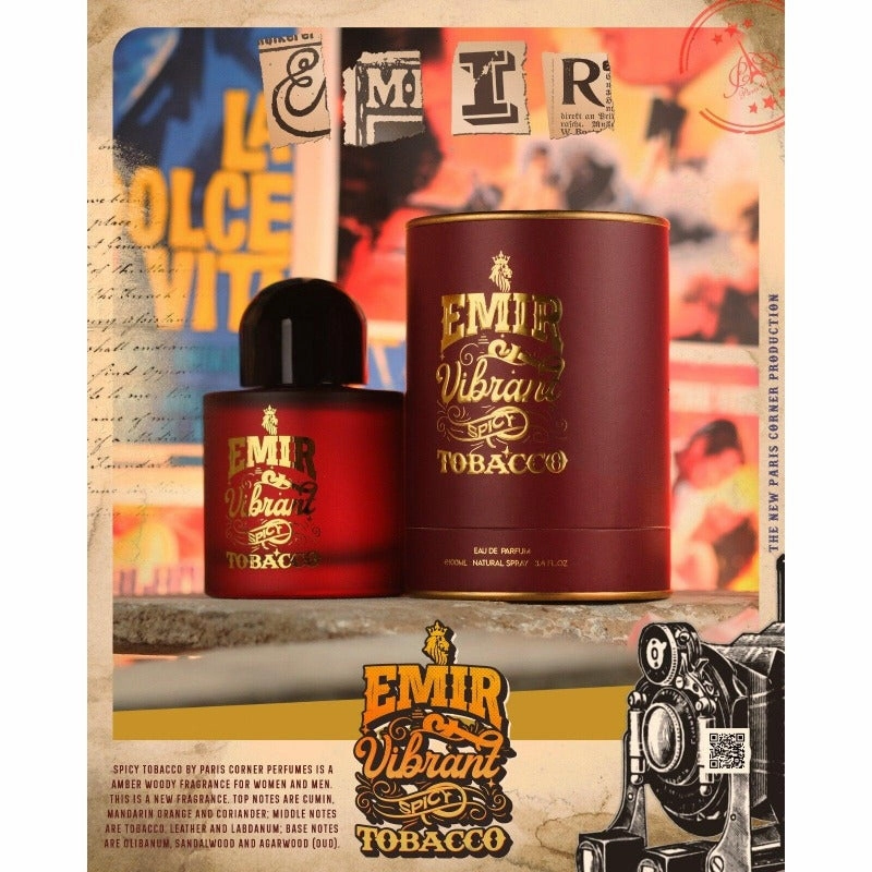 Emir Vibrant Spicy Tobacco parfumuotas vanduo unisex 100ml