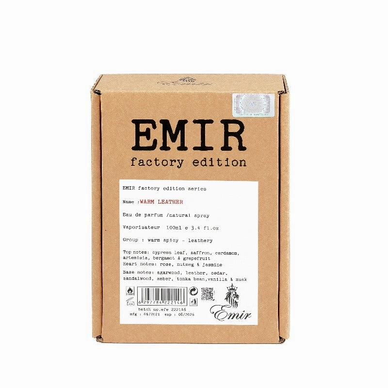 Emir Warm Leather parfumuotas vanduo unisex 100ml