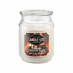 Evening Fireside Glow 18oz Jar Candle