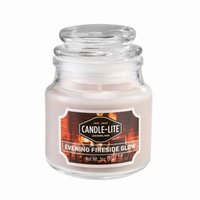 Evening Fireside Glow 3oz Jar Candle