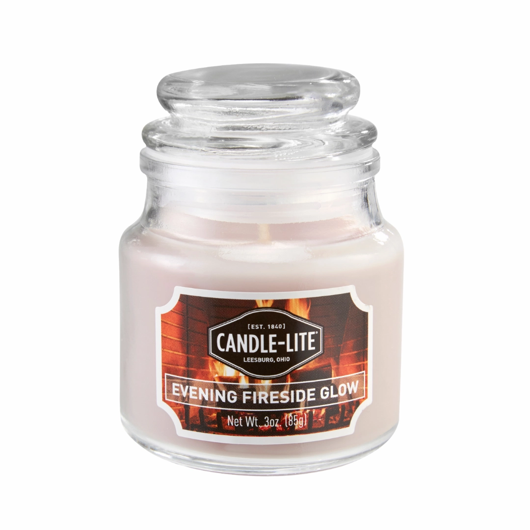 Evening Fireside Glow 3oz Jar Candle