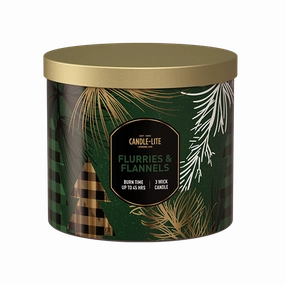 Flurries & Flannels 3-wick 14oz Jar Candle