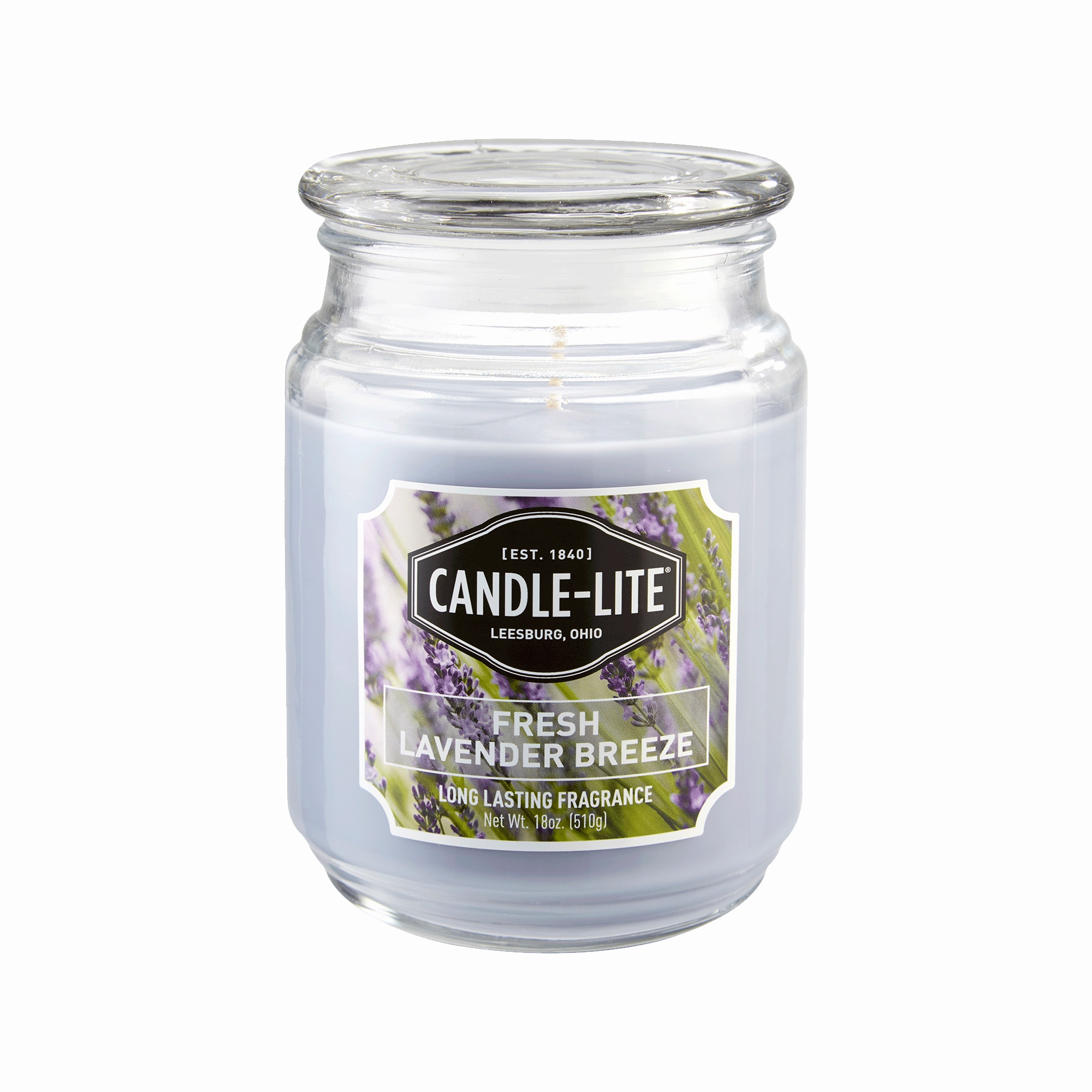 Fresh Lavender Breeze 18oz Jar Candle