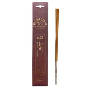 H&E - Cedar - Bamboo Incense 20 sticks