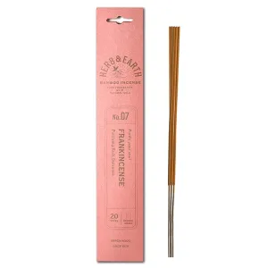 H&E - Frankincense - Bamboo Incense 20 sticks