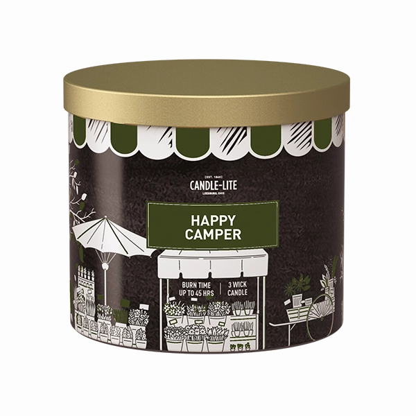 Happy Camper 3-wick 14oz Jar Candle
