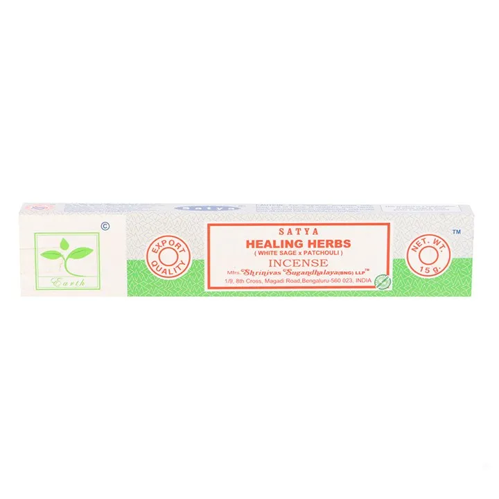 Healing Herbs Earth Incense by Satya