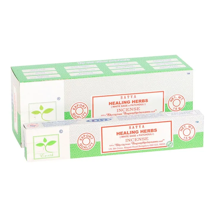 Healing Herbs Earth Incense by Satya