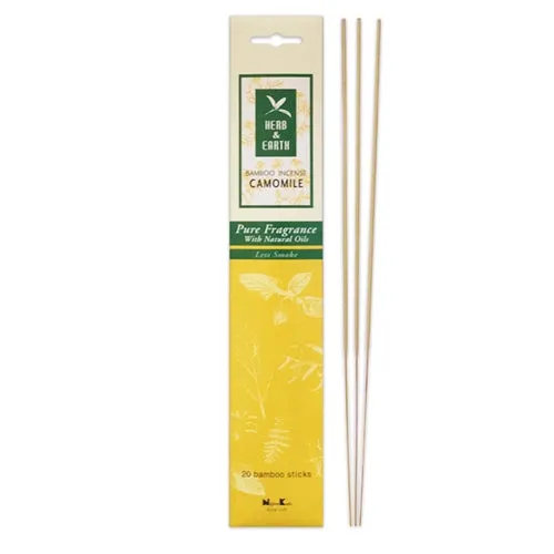 HERB & EARTH - Camomile Bamboo Stick Incense