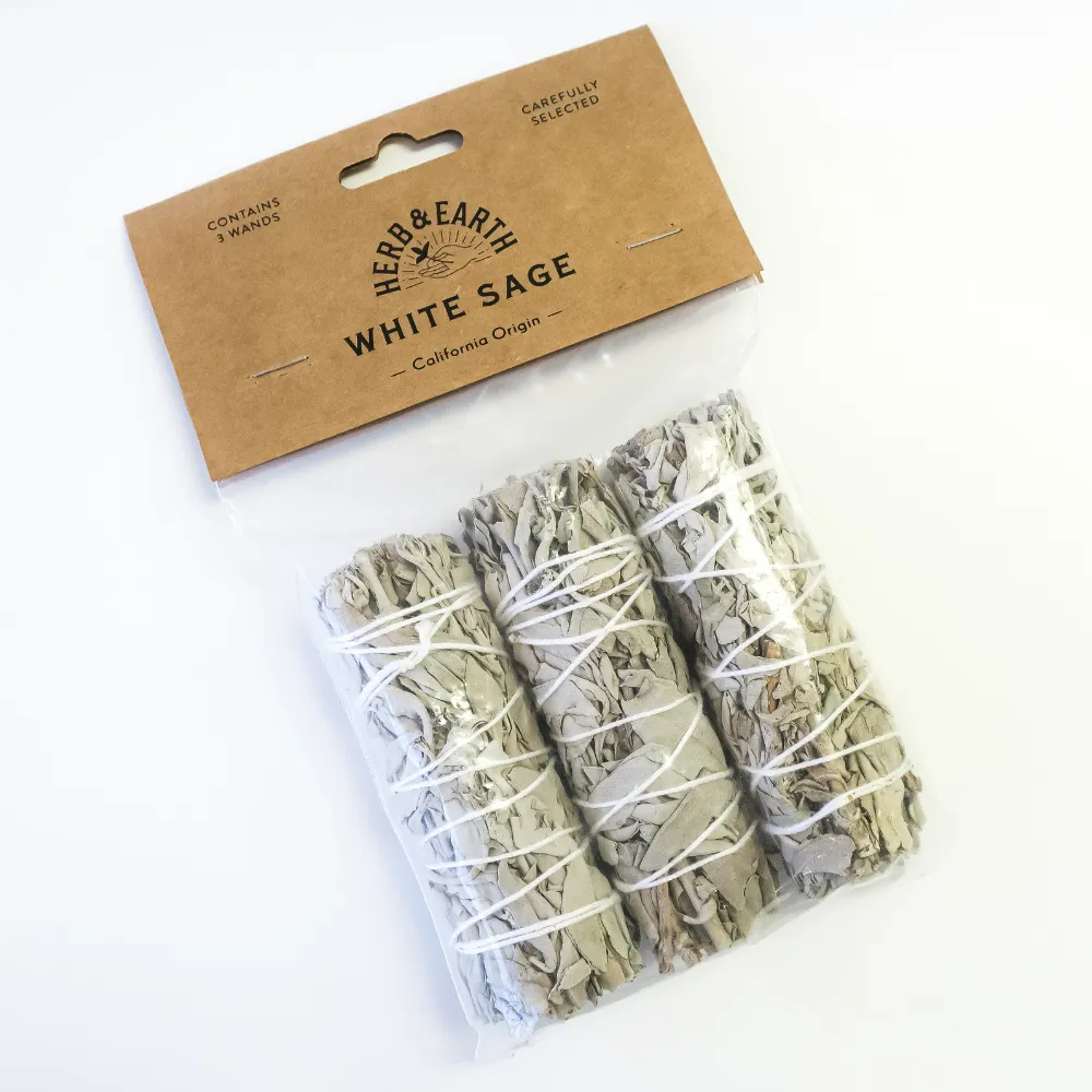 HERB & EARTH - White Sage 3pcs