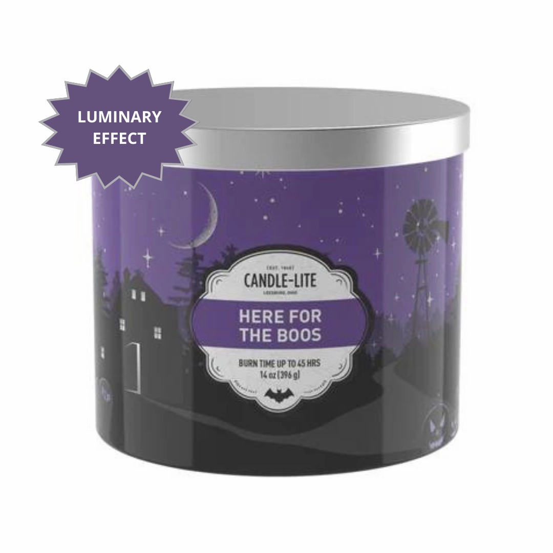 Here For The Boos 3-wick 14oz Jar Candle
