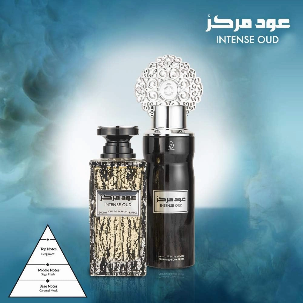 Intense Oud by Arabiyat Prestige Unisex Eau De Parfum Gift Set