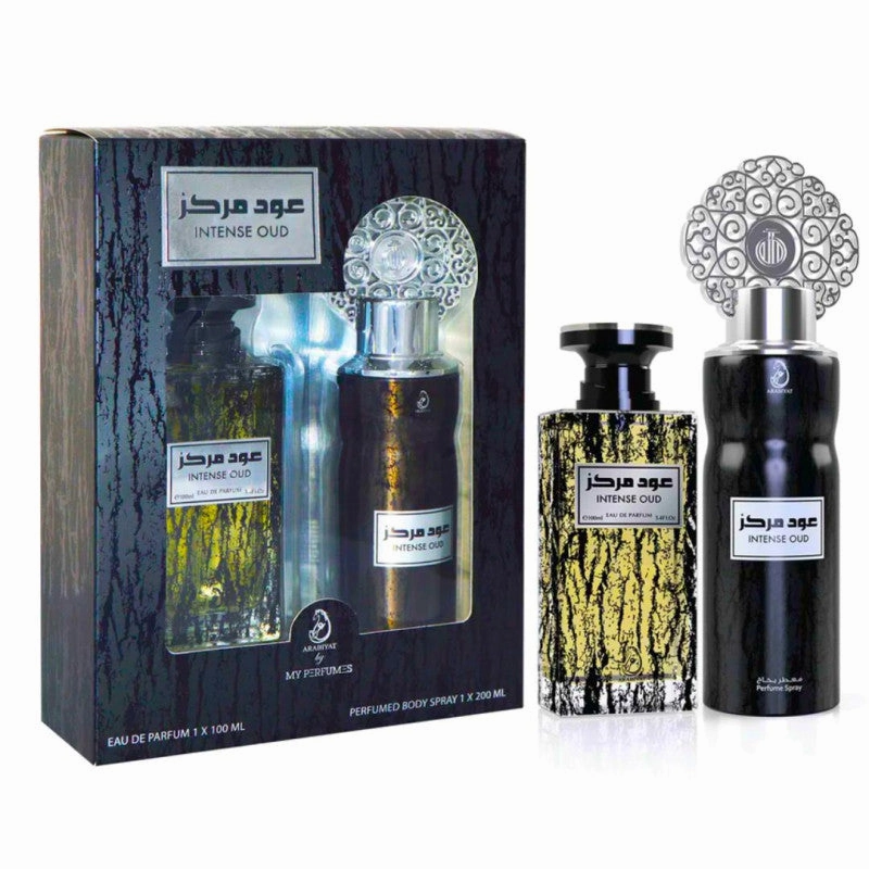 Intense Oud by Arabiyat Prestige Unisex Eau De Parfum Gift Set