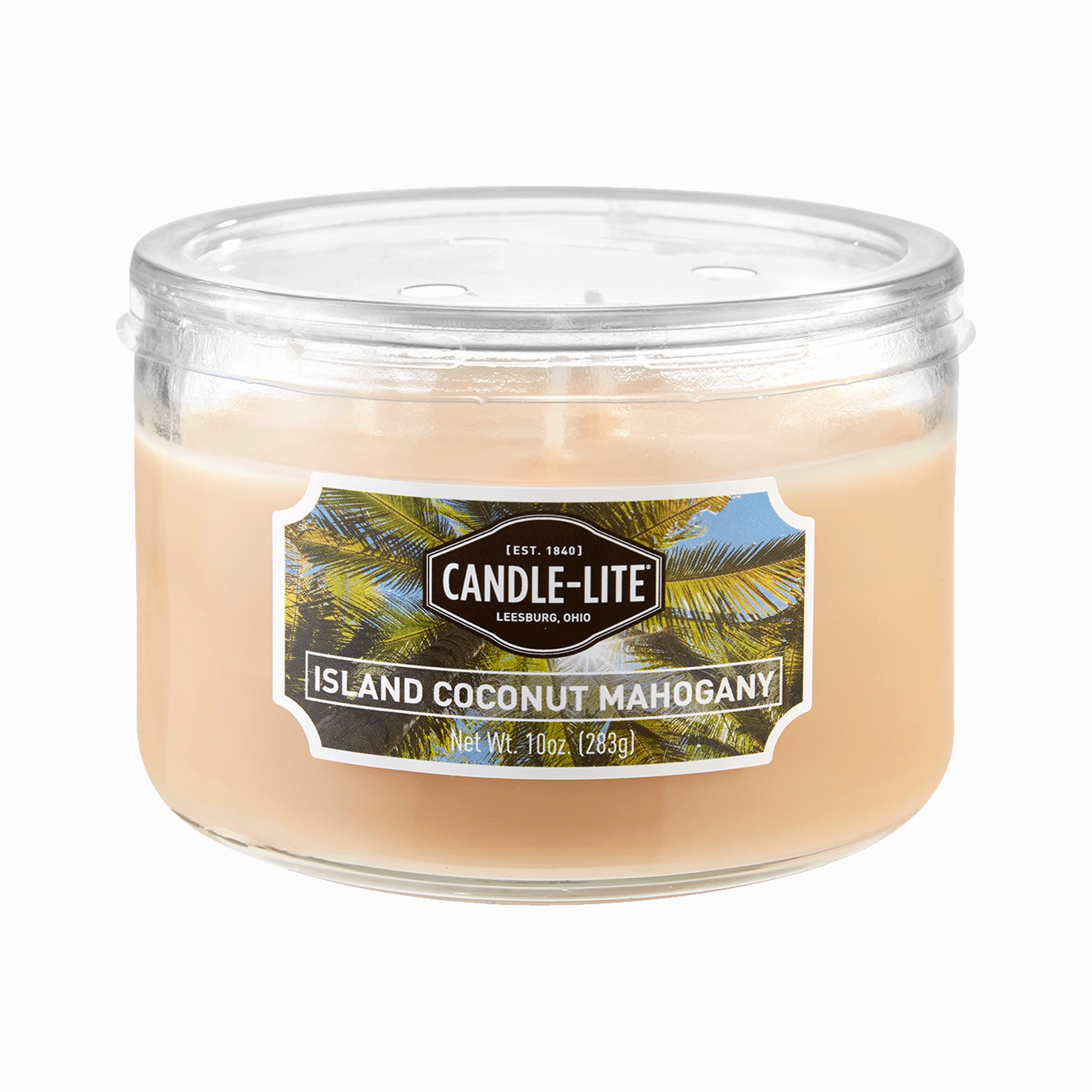 Island Coconut Mahogany 3-wick 10oz Jar Candle