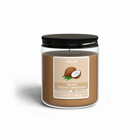 Island Coconut Mahogany 6.5oz Jar Candle