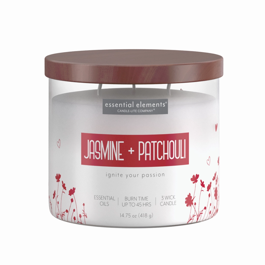 Jasmine & Patchouli 3-wick 14.75oz Jar Candle
