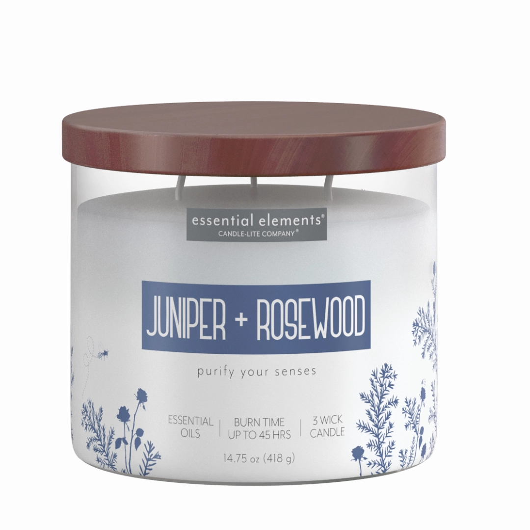 Juniper & Rosewood 3-wick 14.75oz Jar Candle