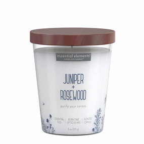 Juniper & Rosewood 9oz Jar Candle