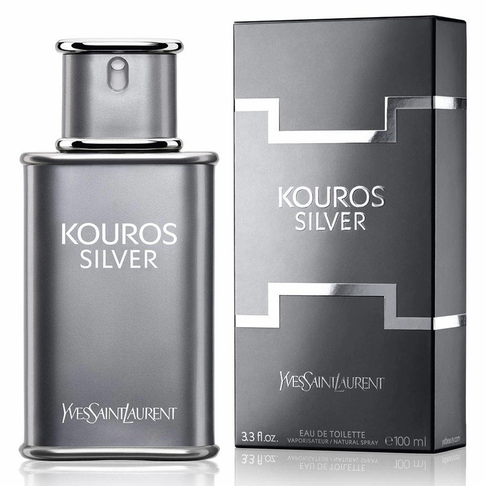 Kouros Silver 3.3 oz EDT for men