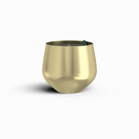 Lakeside Spruce 10oz Gold Metal Jar Candle