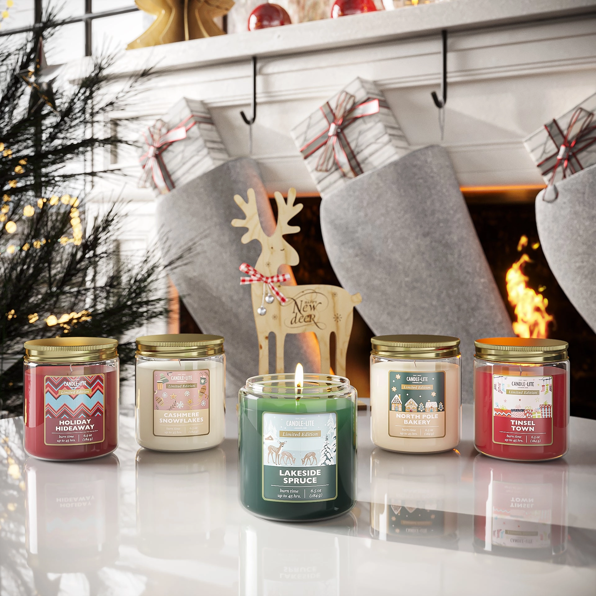 Lakeside Spruce 6.5oz Jar Candle
