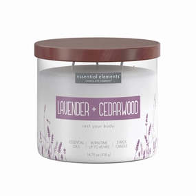 Lavender & Cedarwood 3-wick 14.75oz Jar Candle