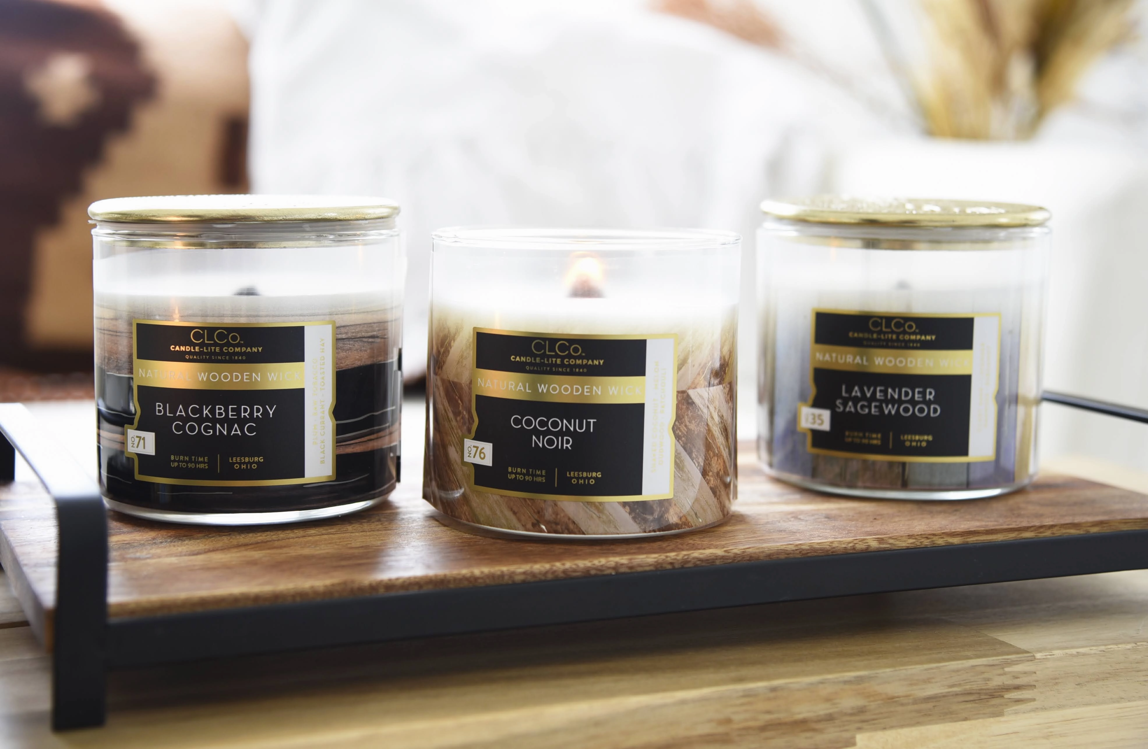 Lavender Sagewood Wooden-Wick 14oz Jar Candle