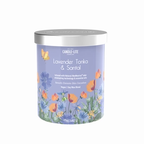 Lavender Tonka & Santal 2-wick 17oz Jar Candle