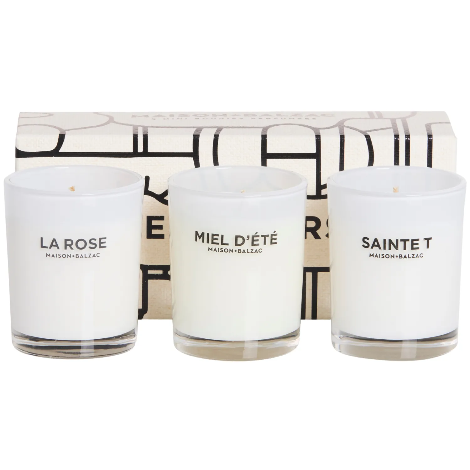 Les Fleurs Candle Trio Set
