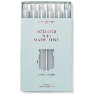 Madeleine Taper Candle Grey