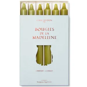 Madeleine Taper Candle Khaki