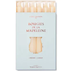 Madeleine Taper Candle Stone